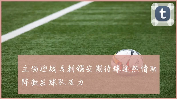 主场迎战马刺锡安期待球迷热情助阵激发球队活力