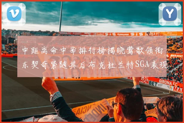 中距离命中率排行榜揭晓莺歌领衔东契奇紧随其后布克杜兰特SGA表现不俗
